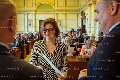 Gdańsk, Nowy Ratusz. Uroczystości związane ze ślubowaniem...