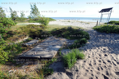 Polwysep Helski miedzy Kuznica a Jastarnia. Osrodek...