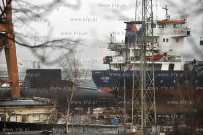 Stocznia Marynarki Wojennej w Gdyni. Okret podwodny...