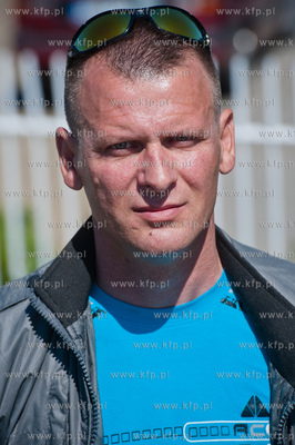 Gdansk. Parking przed siedziba Strazy Miejskiej. Protest...