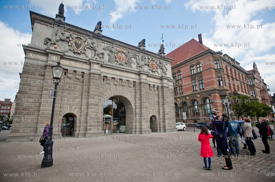 Gdansk. Dzien otwarty w Bramie Wyzynnej, podczas ktorego...