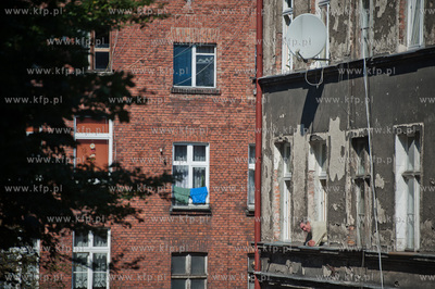 Gdansk. Kamienice przy ul. Biskupiej. 11.09.2012 fot....