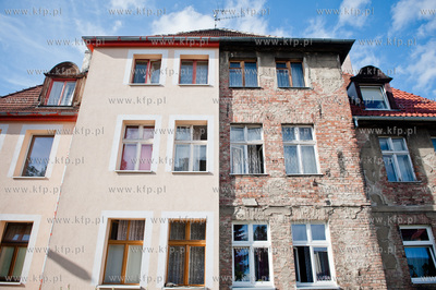 Gdansk. Wrzeszcz. Kamienica przy ulicy Saperow. 04.09.2012...