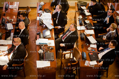 Gdansk. Nowy Ratusz. Sesja Rady Miasta Gdanska.
28.02.2013
fot....