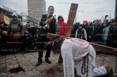 Wielki Piatek. Misterium Meki Panskiej na ulicach Gdanska.
29.03.2013
fot....