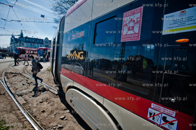 Gdansk. Petla tramwajowa w Oliwie.
20.04.2013
fot....