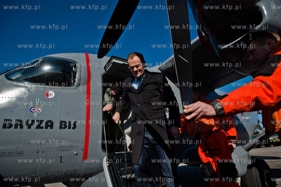 Siemirowice. 44 Baza Lotnictwa Morskiego. Wizyta premiara...