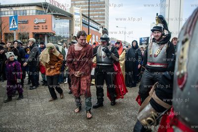 Wielki Piatek. Misterium Meki Panskiej na ulicach Gdanska.
03.04.2015
fot....