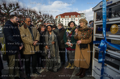 Sopot. Skwer Kuracyjny. Obchody swiatowego Dnia Rotary...