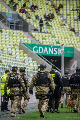 Stadion Energa Gdańsk. Ćwiczenia służb ratowniczych...