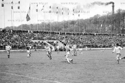 Mecz Lechii Gdansk z Widzewem Lodz na stadionie w Gdansku...