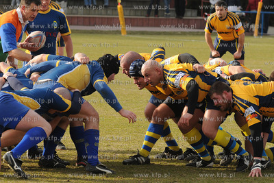 Liga Rugby. Stadion GOSiR w Gdyni. Mecz Arka Gdynia...