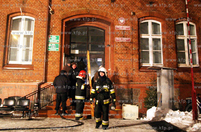 Pozar budynku Urzedu Gminy w Czluchowie
Przyczyny...