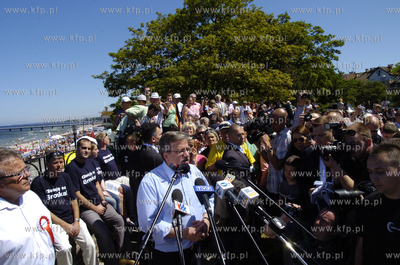 Kolobrzeg
Bronislaw Komorowski, marszalek Sejmu RP...