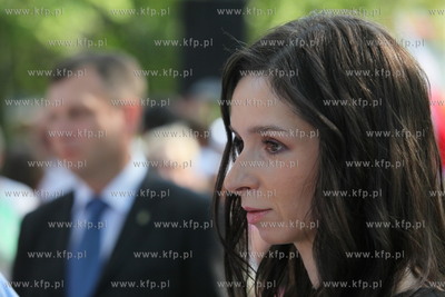 Sopot. Odsloniecie tablicy pamiatkowej honorujacej...