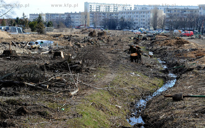 Sopot/Gdansk. Budowa drogi dojazdowej do Ergo Arena...