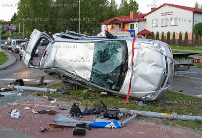 Grozny wypadek w Gdansku na skrzyzowaniu ulic Rakoczego...