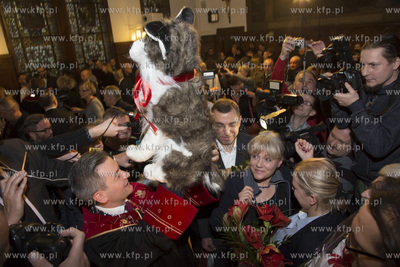 Zaprzysiezenie Roberta Biedronia na prezydenta Slupska.
06.12.2014
Fot....