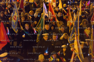 Gdańsk. Przemarsz konduktu żałobnego z trumną zamordowanego...