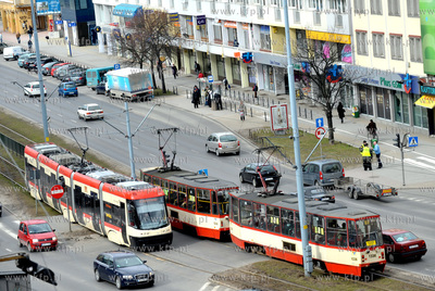 Gdansk. wrzeszcz. Tramwaje na al. Grunwaldzkiej.
29.03.2011
fot....