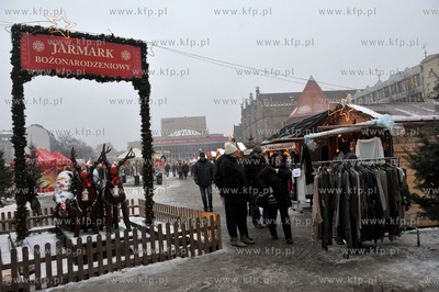 Jarmark Bozonarodzeniowy w Gdansku. Targ Weglowy. 20.12.2012...