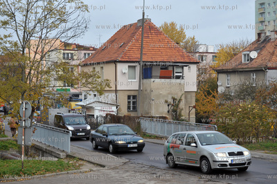 Gdańsk Wrzeszcz. Ul. Władysława Reymonta. 29.10.2010...