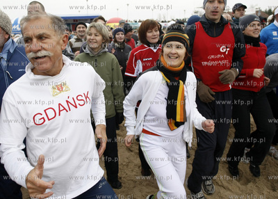 Gdansk Brzezno. Bieg  pod haslem Jestem z Gdanska....