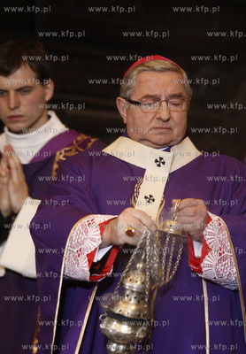 Gdansk. Katedra Oliwska. Msza sw. za tragicznie zmarlych...