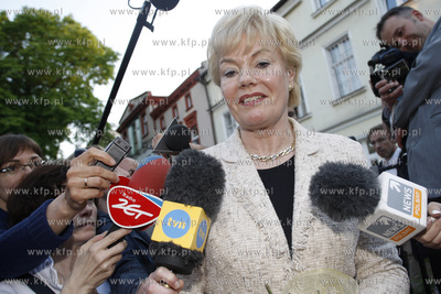 Gdansk. Zwiazek Mniejszosci Niemieckiej.Wizyta przewodniczacej...