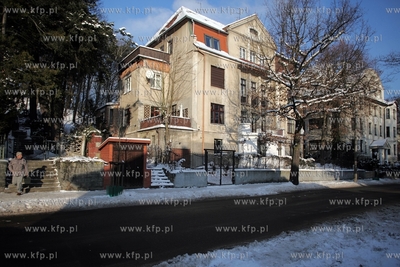 Sopot. Dom przy ul. Antoniego Abrahama.
14.01.2013
fot....