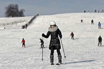 Stok narciarski w Trzepowie w okolicach Przywidza....