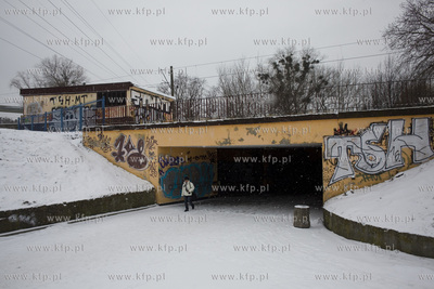 Nieczynny przystanek SKM Gdańsk Nowe Szkoty. 07.02.2017...