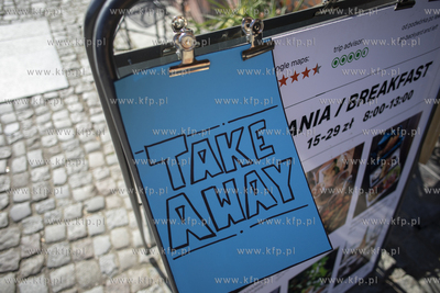 Jedna z restauracji na Długim Pobrzeżu w Gdańsku...