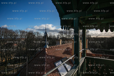 Sopot. Goyki 3 Art Inkubator. Nz. widok z wieży.
16.12.2021
fot....