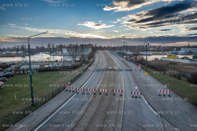 Zamknięty Most Siennicki w Gdańsku z powodu złego...