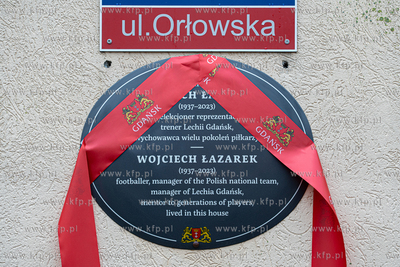 Żabianka. Orłowska 7.  Odsłonięcie tablicy upamiętniającej...