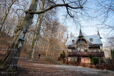 Gdańsk, Wrzeszcz, ul. Jaśkowa Dolina. Nz.  Leśniczówka...