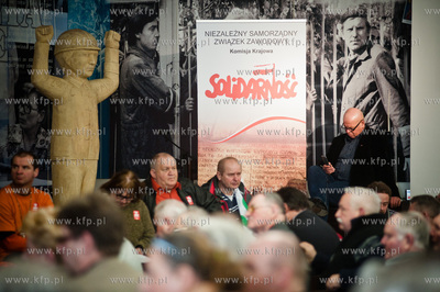 Gdansk. Sala BHP Stoczni Gdanskiej. Spotkanie zorganizowane...