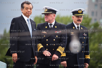 Gdynia. Nabrzeze Pomorskie. Historyczny niszczyciel...