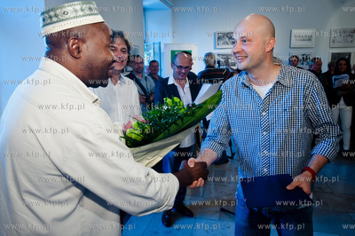 Gdansk. Nadbaltyckie Centrum Kultury. Uroczystosc wreczenia...