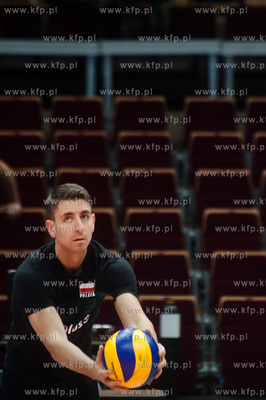 Gdansk. Ergo Arena. Trening reprezentacji Polski w...