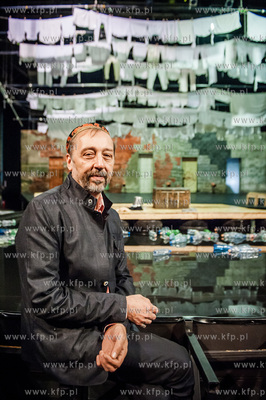 Gdansk. Teatr Wybrzeze. Proba medialna spektaktu pt....