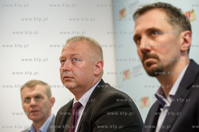 Gdansk. Urzad Miasta. Konferencja prasowa dotyczaca...