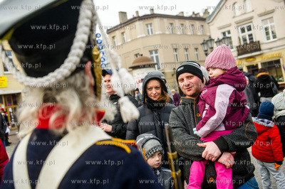 Tczew. Plac Hallera. Piata inscenizacja historyczna...