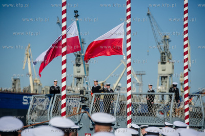 Port Wojenny w Gdyni Oksywie. Uroczystosc objecia obowiazkow...