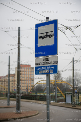 Gdynia. Wezeł przesiadkowy im Frańciszki Cegielskiej.
03.02.2017
fot....