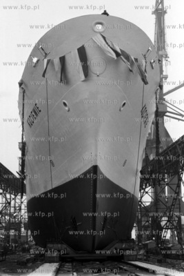 Wodowanie ms. „Kociewie", statku chłodniowca transportowca...