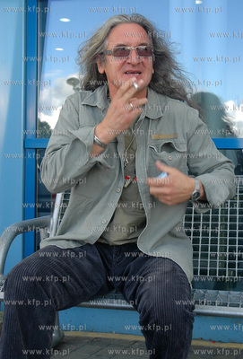 Grzegorz Markowski na lotnisku im. Lecha Walesy w Gdansk.
24.08.2006
fot....