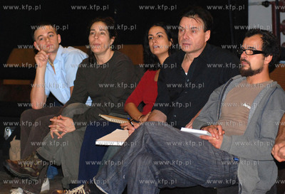 Grupa mlodych Palestynczykow gosci w Gdyni. To wydarzenie,...