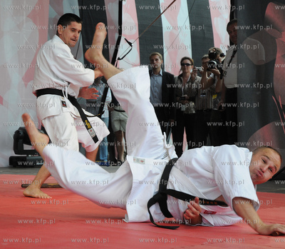 III Ogolnopolski Zlot Fanow M jak Milosc. Pokaz karate...